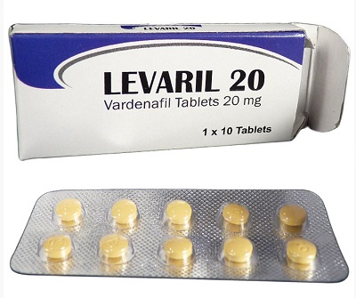 Леварил 20 мг, 10 таблеток Леварил (Levaril), 20 мг, таблетки варденафила